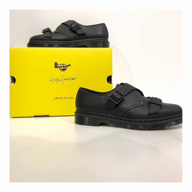 超希少 ヨウジヤマモト ドクターマーチン ダブルモンクストラップ シューズ