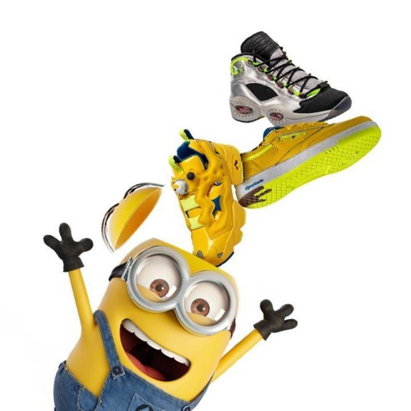リーボック 映画 ミニオンズフィーバー より 世界観満載の ミニオンズフィー Shoes Box