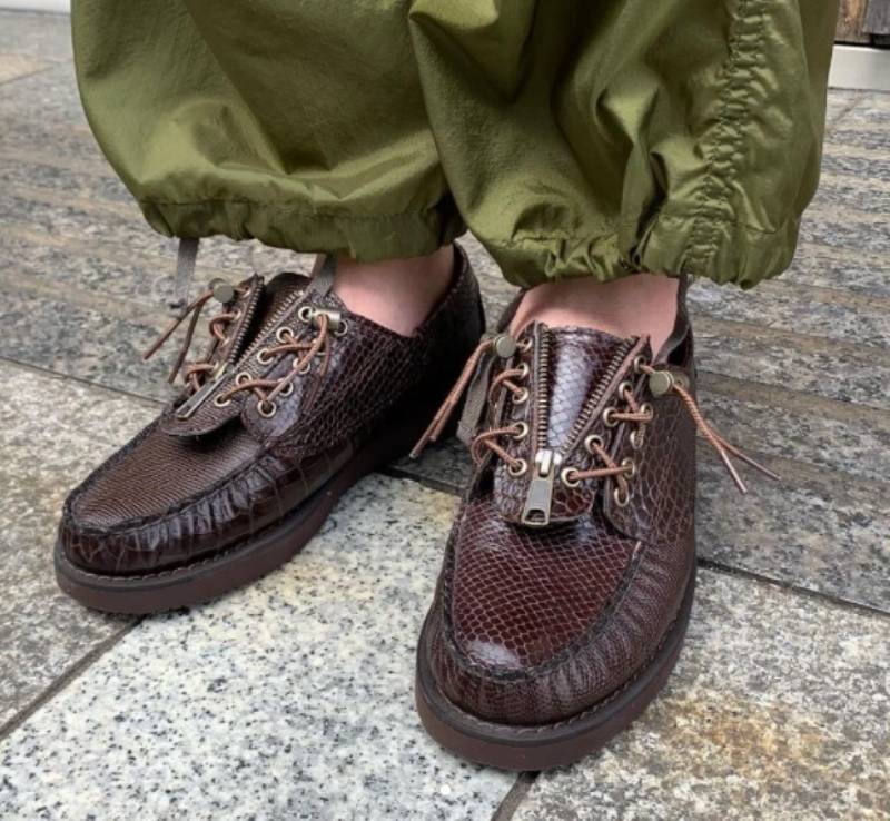 公式サイト x SEBAGO ENGINEERED デッキシューズ 有っ レザー GARMENTS 靴