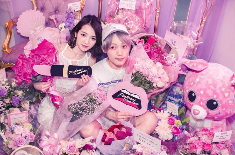 メルヘンでkawaiiネイルサロン”Pink rose Window (ピンク… | カリスマ