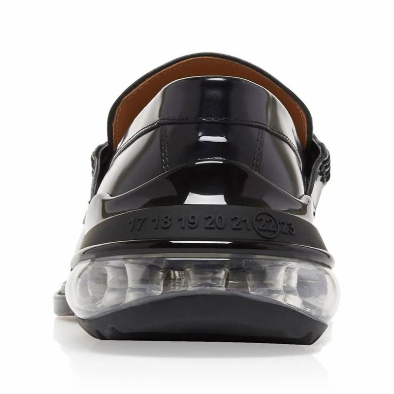 Maison Margiela あたたか エアソールレザーシューズ Black 44