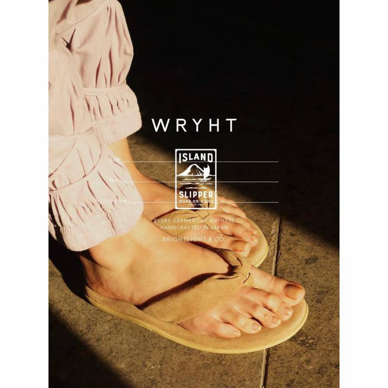 アイランドスリッパ  SLIPPER × ライト WRYHT別注 アイランドスリッパ』と『WRYHT（ライト）』のコラボレーション