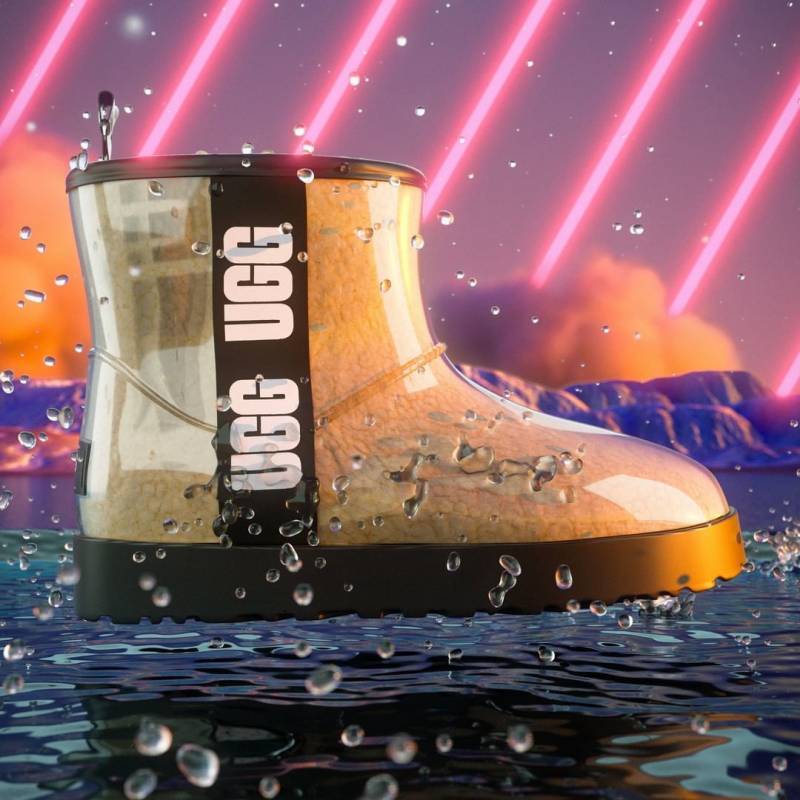 アグ”より、クリア素材＆鮮やかウールライニングの新作ブーツ #クラシッククリ… | Shoes box