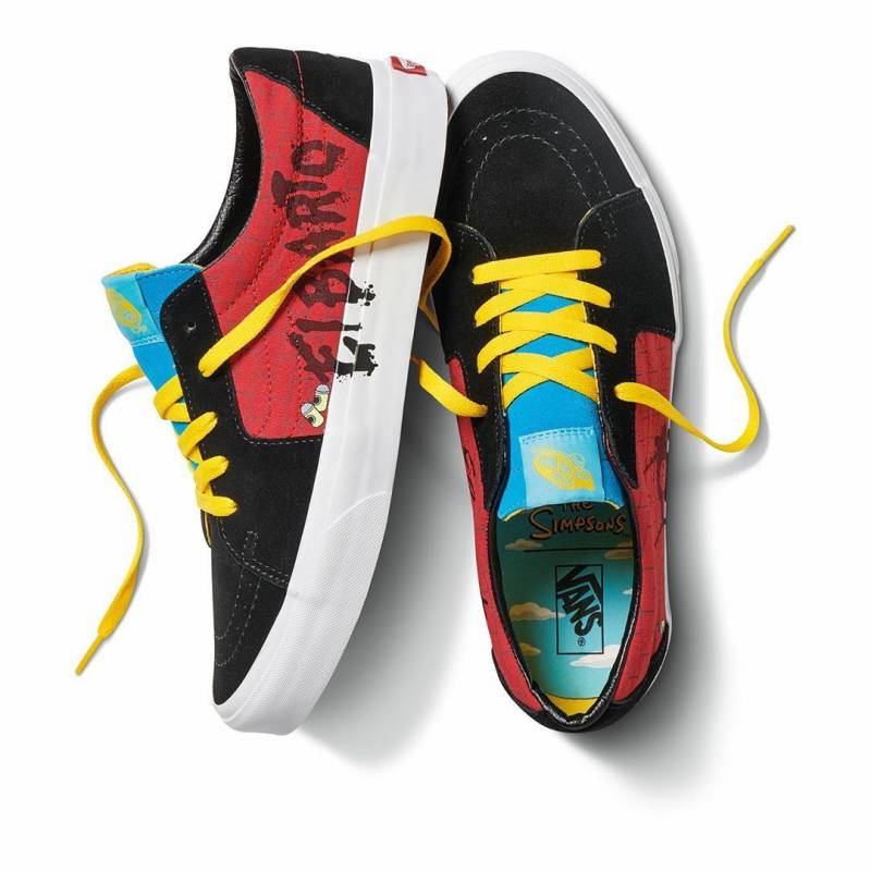 バンズ ザ シンプソンズより アニメの世界観満載のコラボモデル スケートハイ shoes box